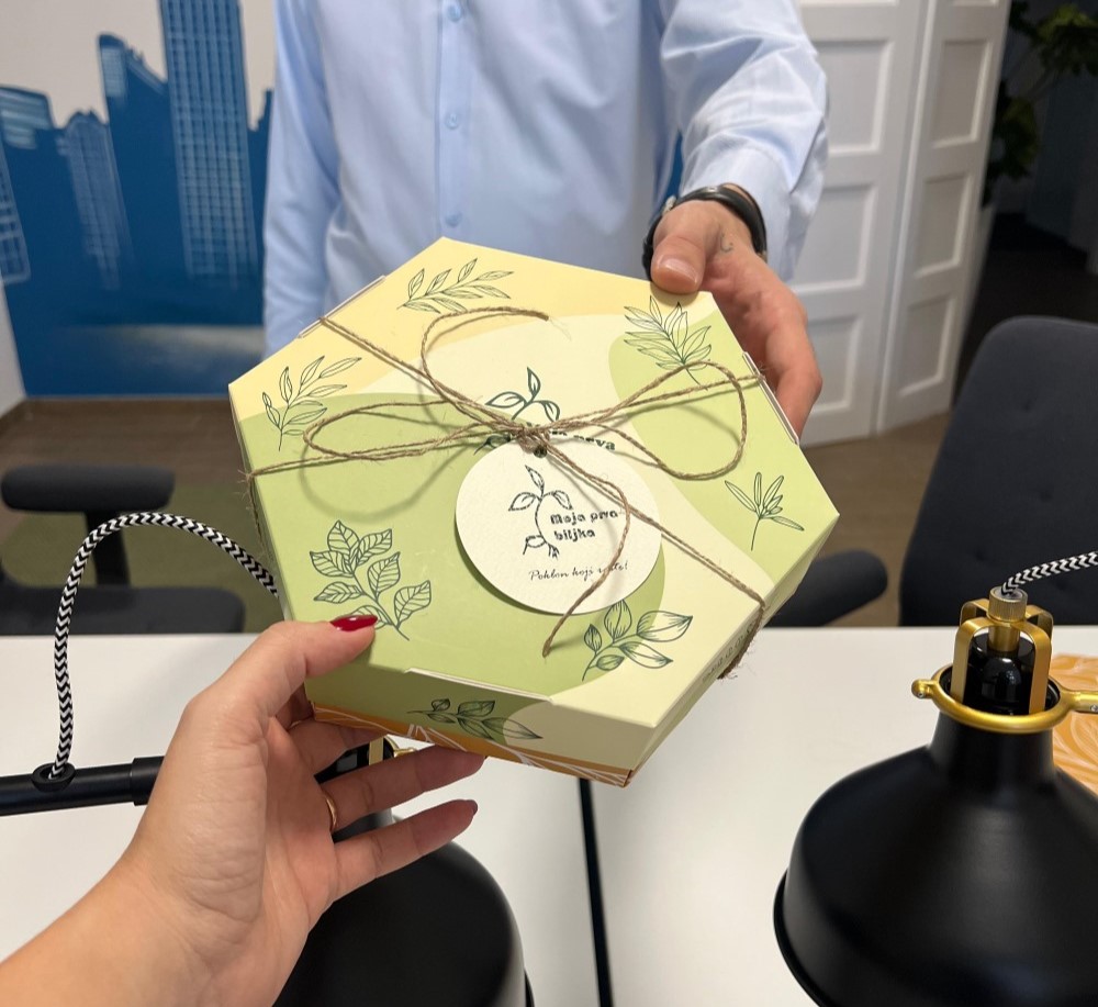 korporativni set za sadjenje biljke Moja prva biljka